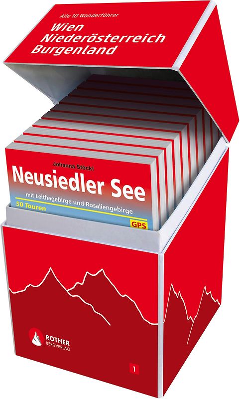 Niederösterreich - Burgenland - Wien, Wanderführer-Set