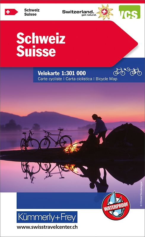 Kümmerly+Frey Velokarte Schweiz 1:301.000