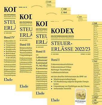 KODEX-Paket Steuer-Erlässe 2022