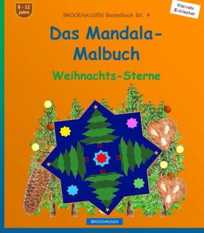BROCKHAUSEN Bastelbuch Bd. 4: Das Mandala-Malbuch: Weihnachts-Sterne