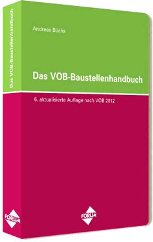 Das VOB-Baustellenhandbuch