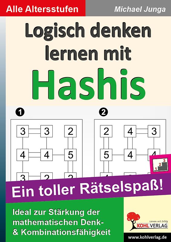 Logisch denken lernen mit Hashis / Von leicht bis ganz schön knifflig!