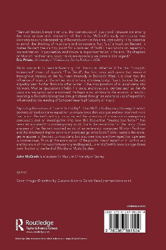 Samuel Beckett, Repetition and Modern Music