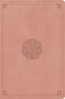 ESV Compact Bible (Trutone, Blush Rose, Emblem Design)