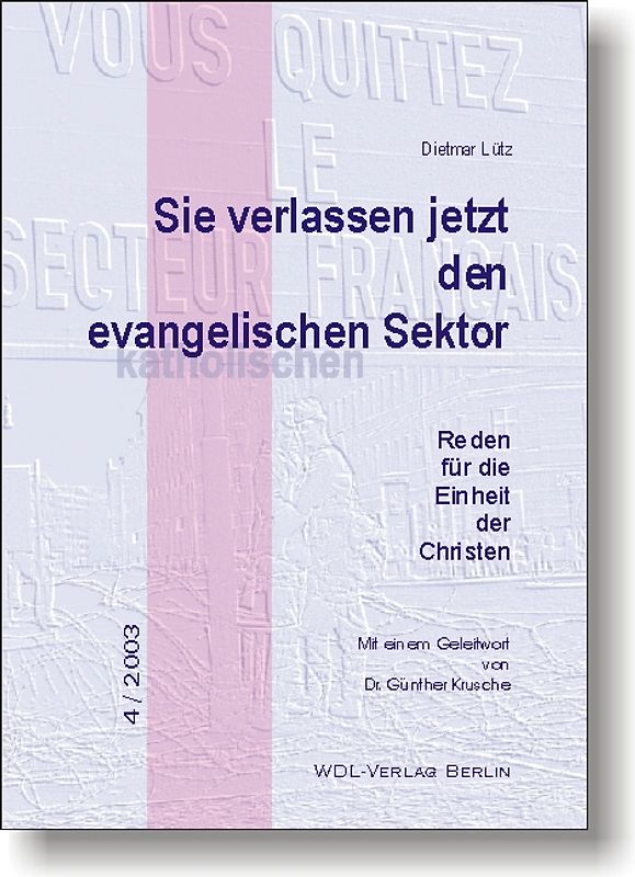 Sie verlassen jetzt den evangelischen Sektor