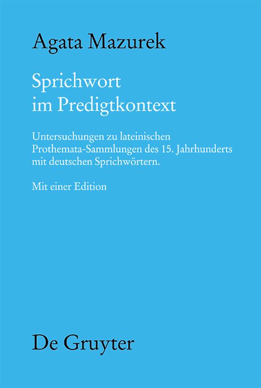 Sprichwort im Predigtkontext
