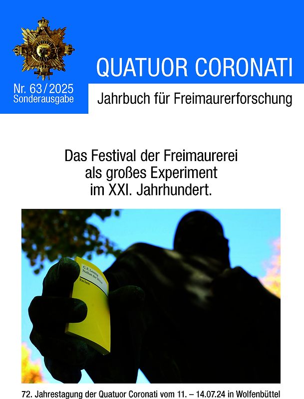 Quatuor Coronati Jahrbuch für Freimaurerforschung Nr. 63/2025