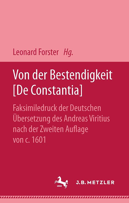 Von der Bestendigkeit [De Constantia]