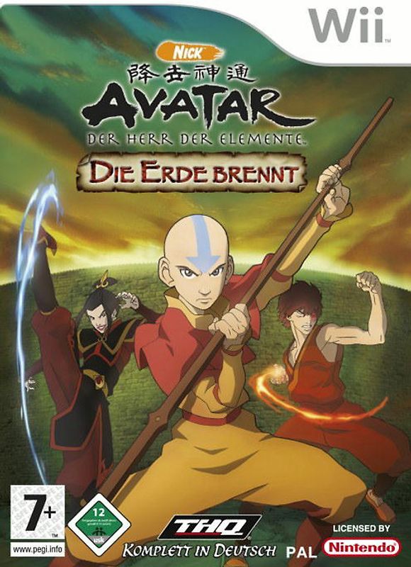 Avatar: Der Herr der Elemente - Die Erde brennt Nintendo Wii