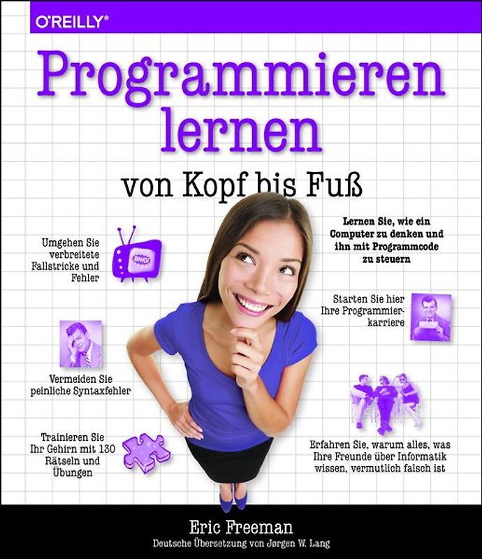 Programmieren lernen von Kopf bis Fuß