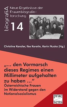 „… den Vormarsch dieses Regimes einen Millimeter aufgehalten zu haben …“