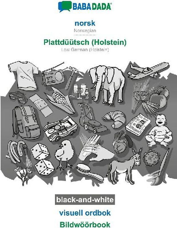 norsk (bokmål) - Plattdüütsch (Holstein), visuell ordbok, BW