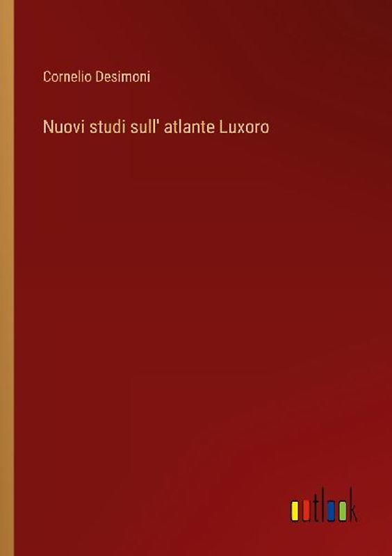 Nuovi studi sull' atlante Luxoro