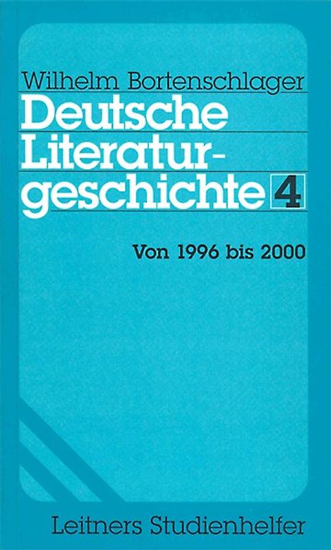 Deutsche Literaturgeschichte  1-4
