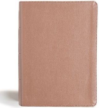 CSB Study Bible, Personal Size, Digital Study Edition, Rose Gold Leathertouch