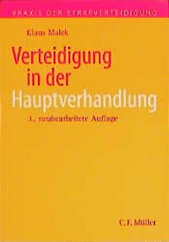 Verteidigung in der Hauptverhandlung