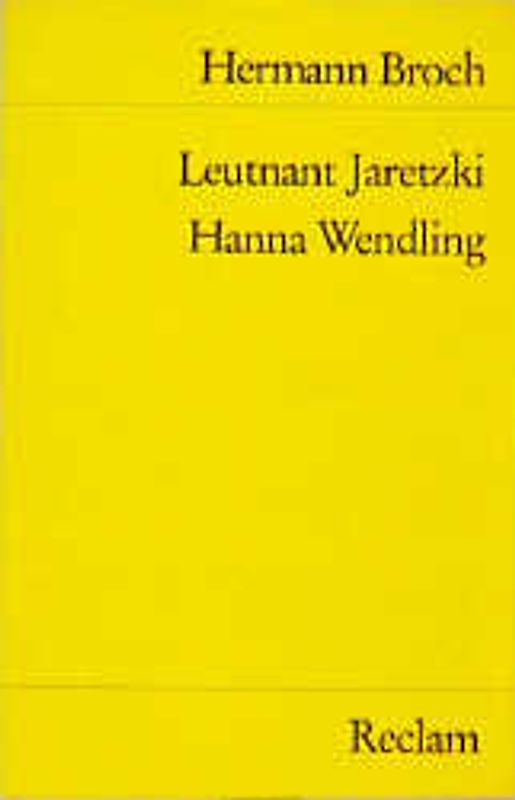 Leutnant Jaretzki. Hanna Wendling