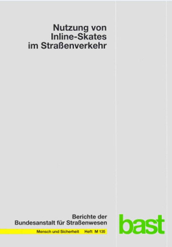 Nutzung von Inline-Skates im Straßenverkehr
