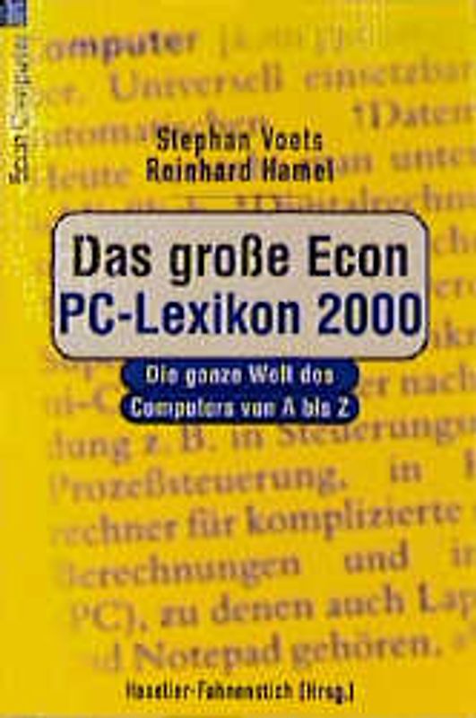 Das grosse Econ-PC-Lexikon