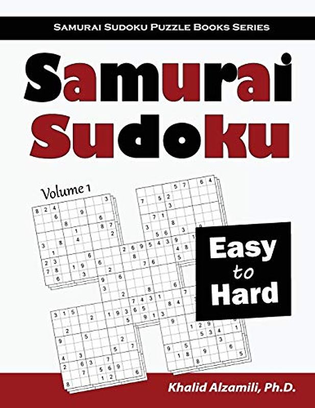 Samurai Sudoku: 500 Easy to Hard Sudoku Puzzles Overlapping into 100 Samurai Style (Samurai Sudoku Puzzle Books Series, Band 1)