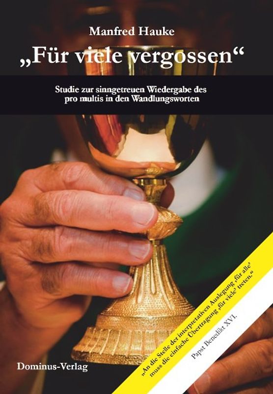 "Für viele vergossen"