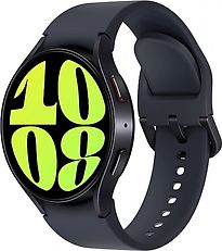 Image of Samsung Galaxy Watch6 44 mm aluminium kast graphite op sportbandje S/M graphite [wifi] (Refurbished)