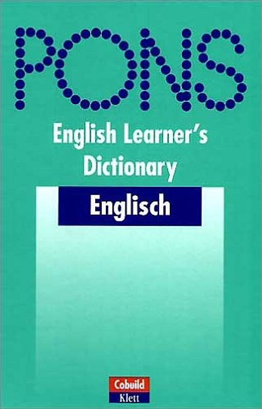 PONS Collins Cobuild English Learner's Dictionary