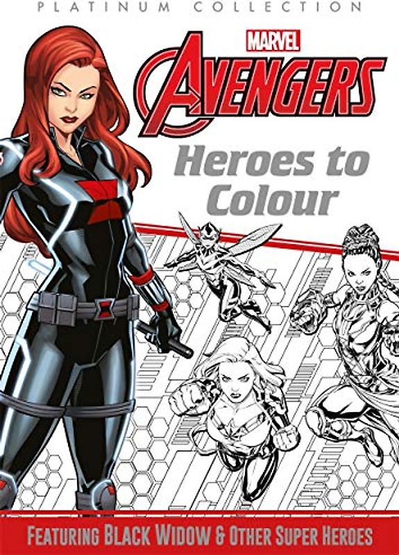 Marvel Avengers: Heroes to Colour (Platinum Colouring)