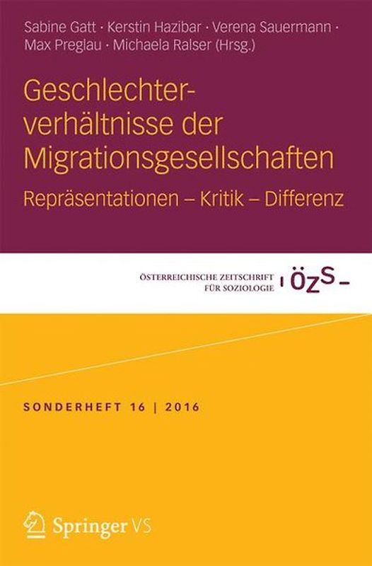 Geschlechterverhältnisse der Migrationsgesellschaften