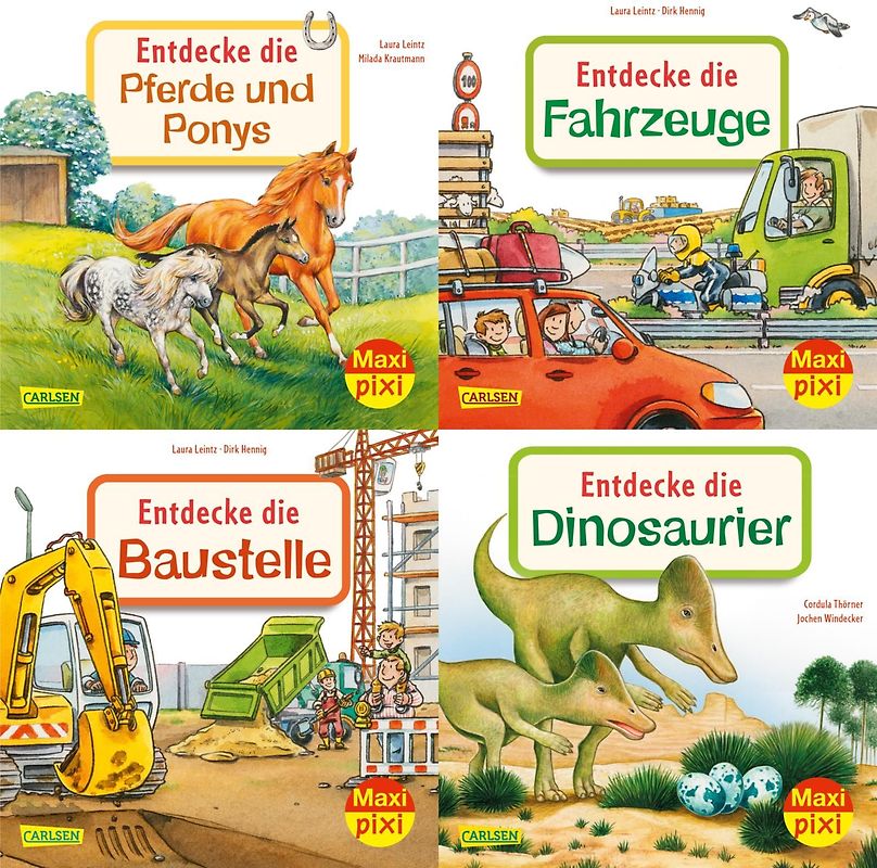 Maxi-Pixi-4er-Set 84: Entdecke deine Welt (4x1 Exemplar)