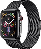 Apple Watch Series 4 44mm caja de acero inoxidable en negro espacial y pulsera Milanese Loop en el mismo tono [Wifi + Cellular]
