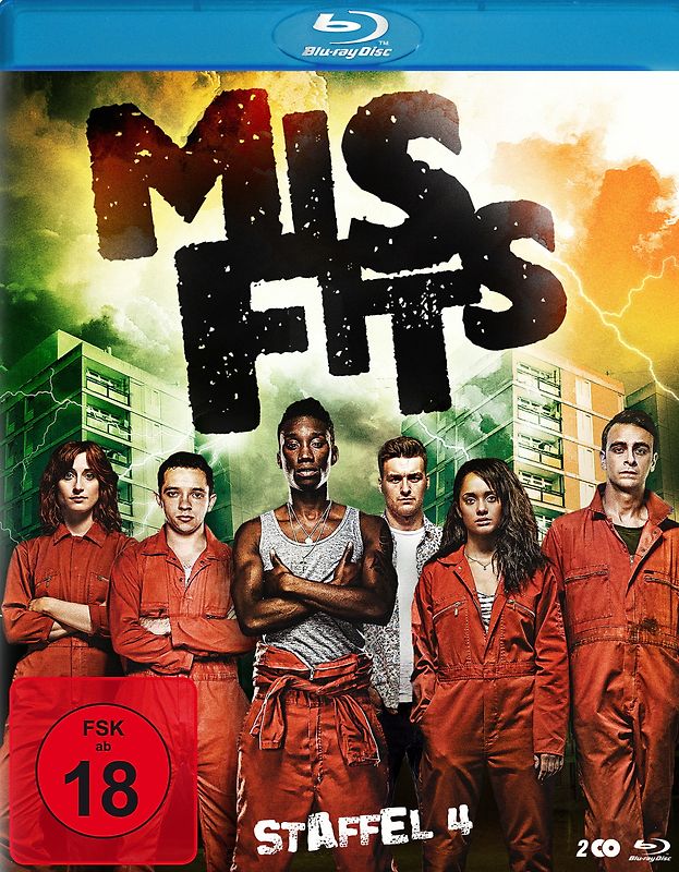 Misfits - Staffel 4 Blu-ray Disc
