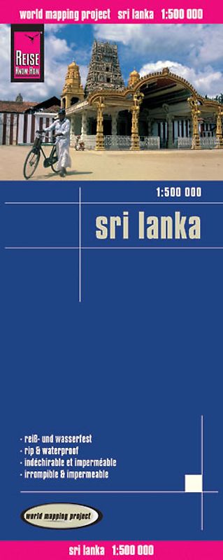 Reise Know-How Landkarte Sri Lanka (1:500.000)