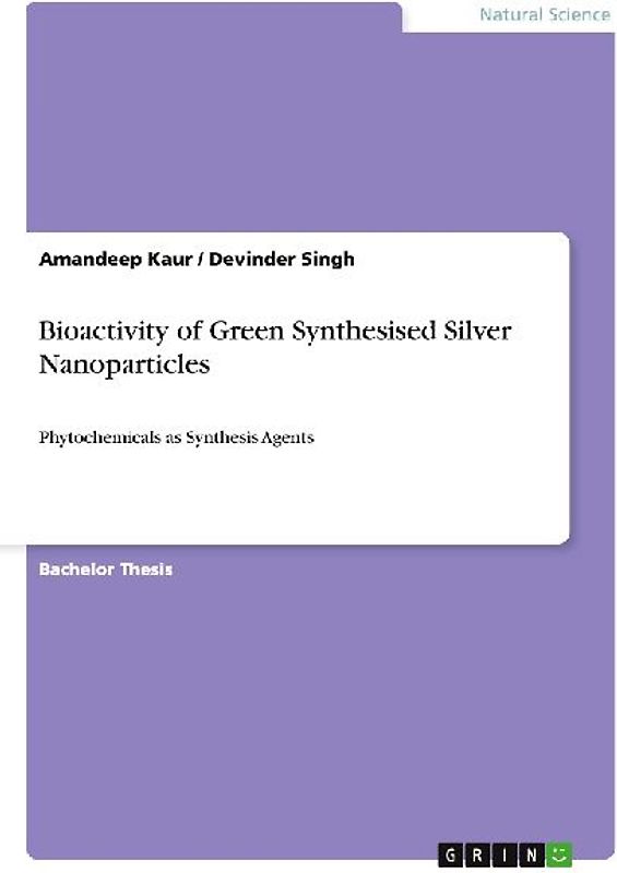 Bioactivity of Green Synthesised Silver Nanoparticles