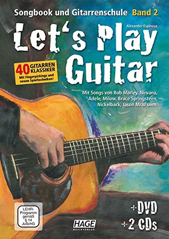 Let's Play Guitar - Band 2 mit 2 CDs und QR-Codes