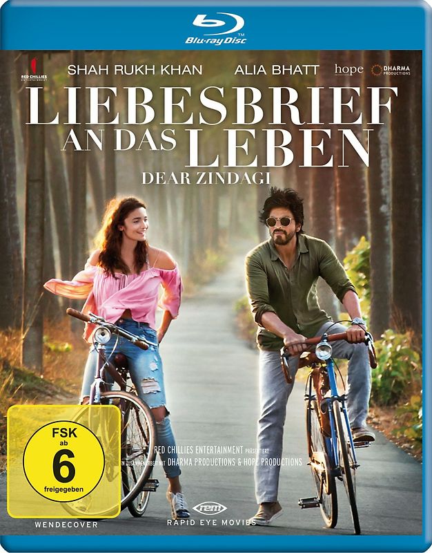 Liebesbrief an das Leben - Dear Zindagi Blu-ray Disc
