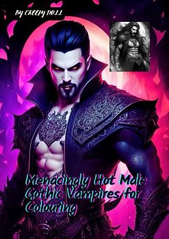 Menacingly Hot Male Gothic Vampires for Colouring