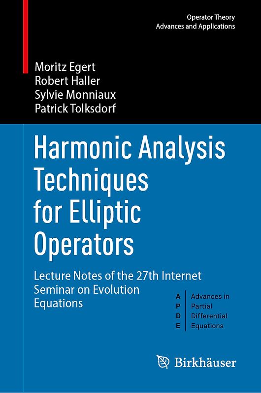 Harmonic Analysis Techniques for Elliptic Operators