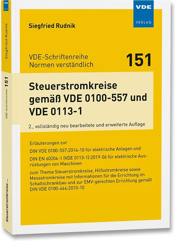 Steuerstromkreise gemäß VDE 0100-557 und VDE 0113-1