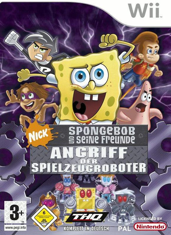 SpongeBob und seine Freunde:Angriff der Spielzeugroboter Nintendo Wii