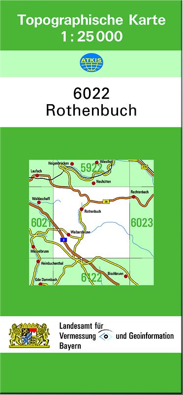 TK25 6022 Rothenbuch