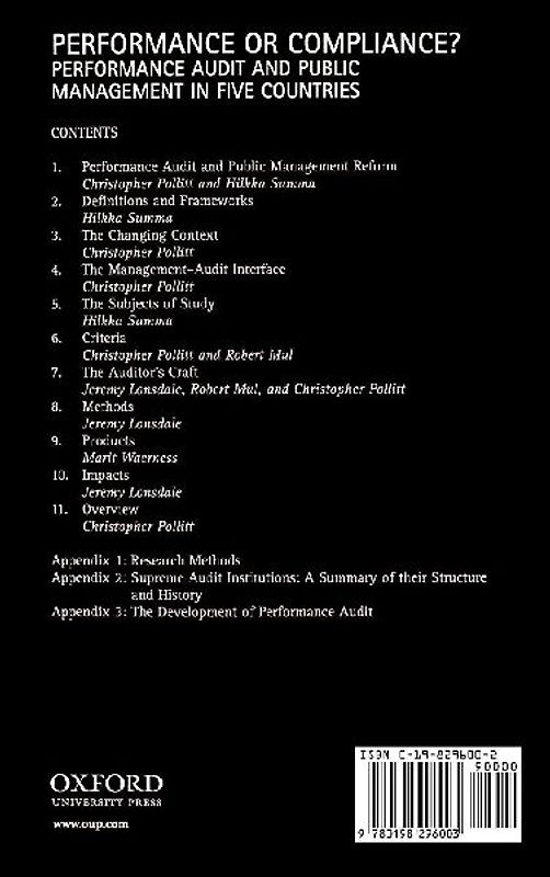 Performance or Compliance?