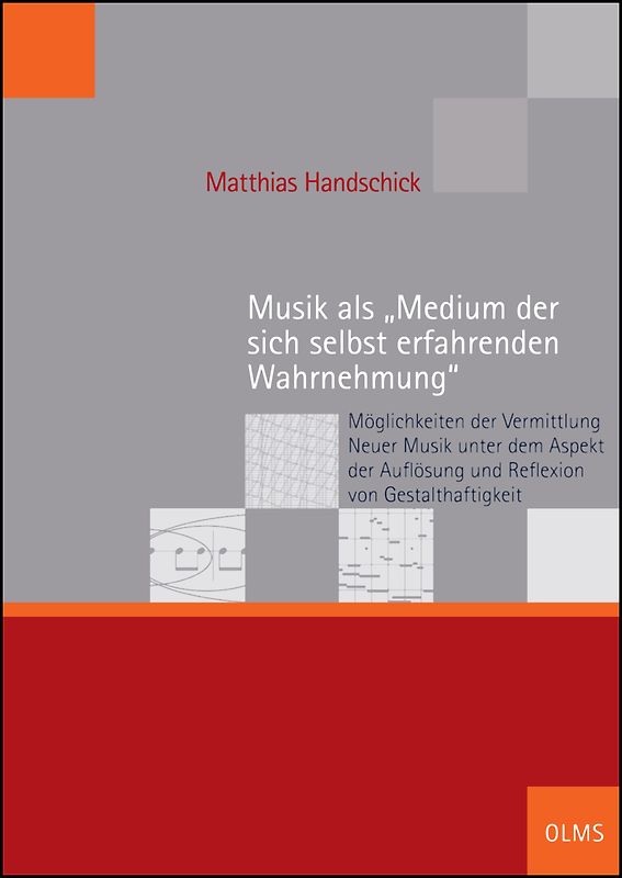 Musik als „Medium der sich selbst erfahrenden Wahrnehmung“