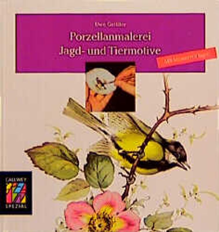 Porzellanmalerei. Jagd- und Tiermotive