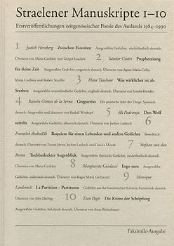Straelener Manuskripte 1-10