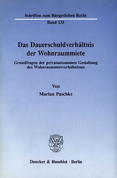 Das Dauerschuldverhältnis der Wohnraummiete.