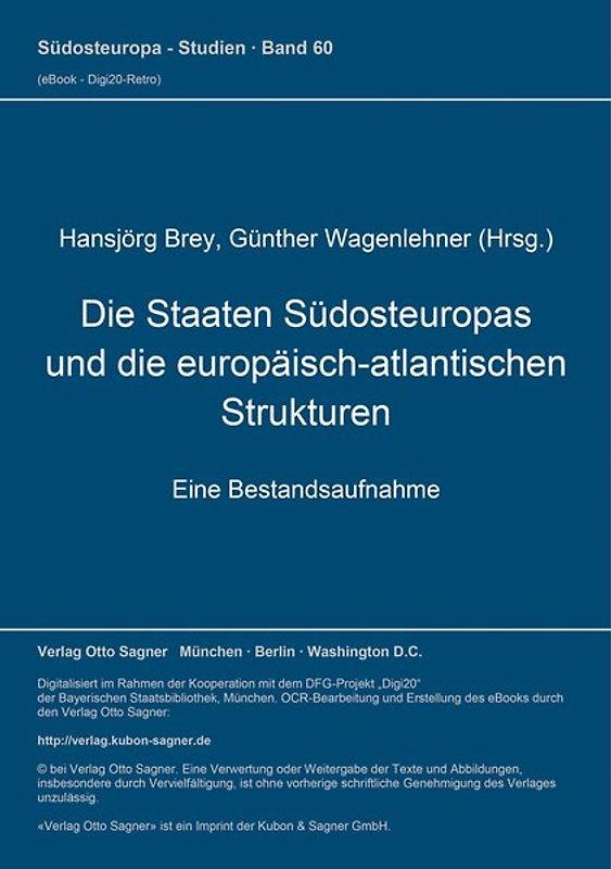 Die Staaten Südosteuropas und die europäisch-atlantischen Strukturen. Eine Bestandsaufnahme