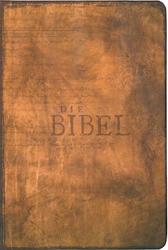 Schlachter 2000: Taschenausgabe mit Parallelstellen, farbiger Einband 'Vintage hellbraun' / neue Rechtschreibung / Fadenheftung