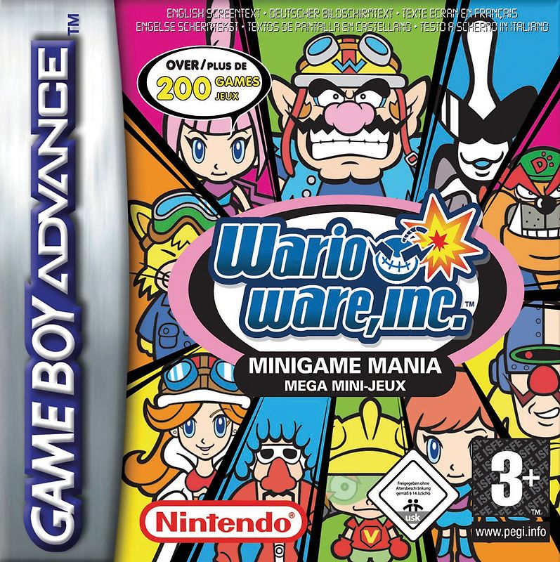 Wario Ware, Inc. Minigame Mania Nintendo Game Boy Advance