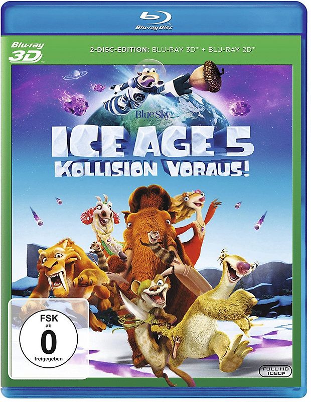Ice Age - Kollision voraus! [Blu-ray 3D + Blu-ray] 3D Blu-ray Disc